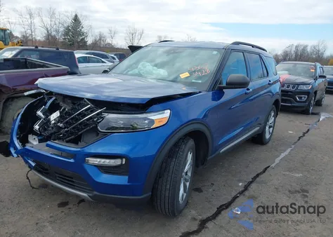 2021 Ford Explorer Xlt из США, поврежденный, VIN 1FMSK8DH2MGB14415